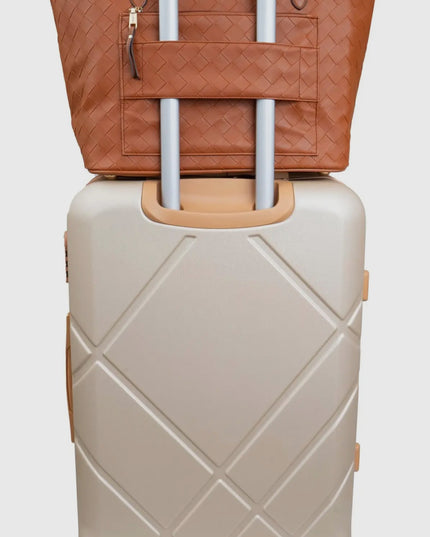 Ellen Tracy 20 Inch Woven Large Travel
Workbook Tote Bag