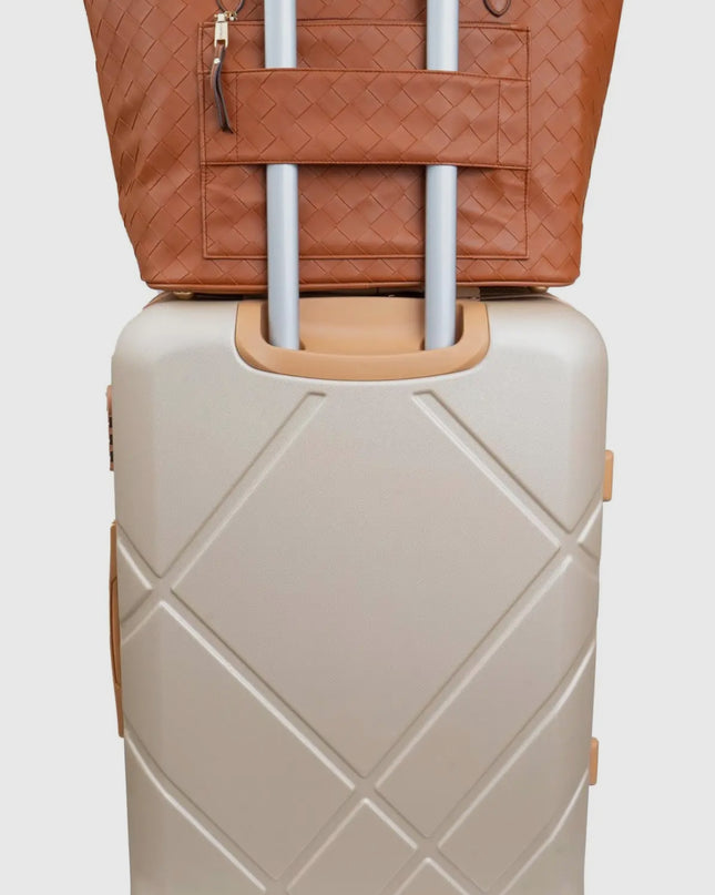 Ellen Tracy 20 Inch Woven Large Travel
Workbook Tote Bag