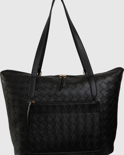 Ellen Tracy 20 Inch Woven Large Travel
Workbook Tote Bag