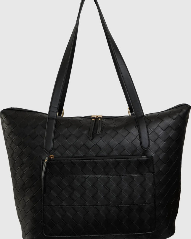 Ellen Tracy 20 Inch Woven Large Travel
Workbook Tote Bag