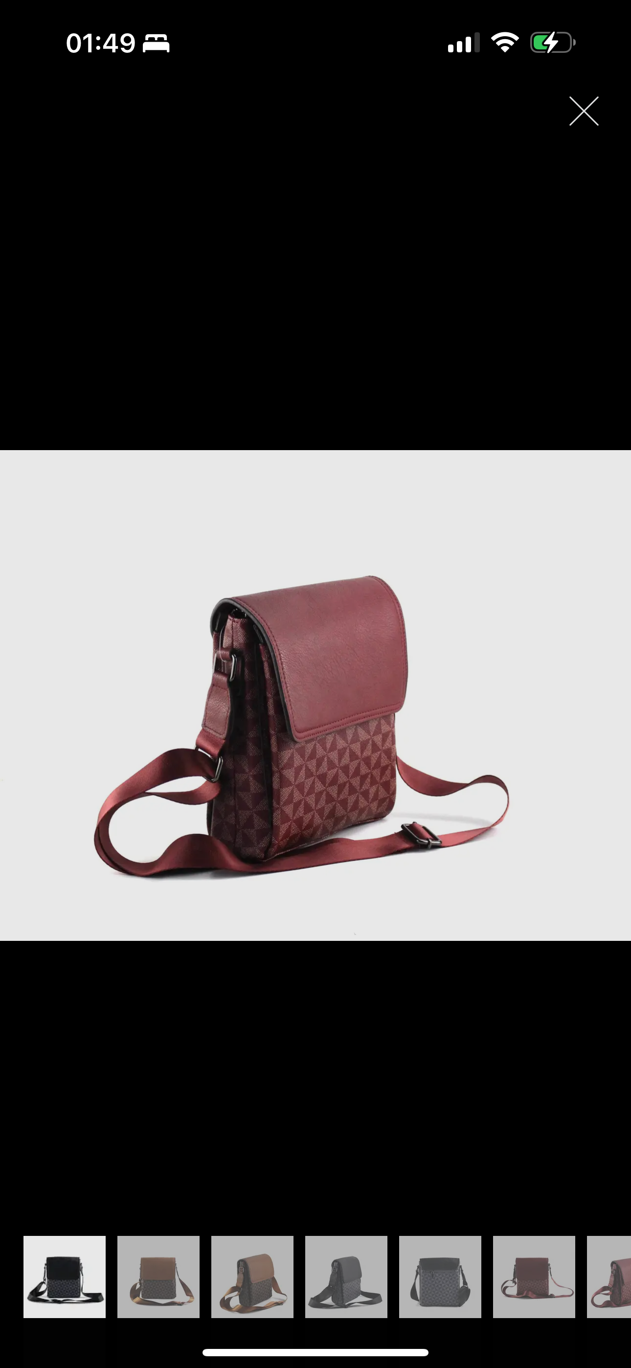 Men Messenger On Convas Crossbody Bag