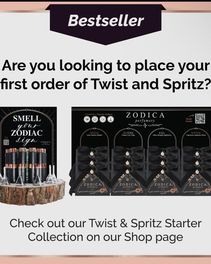 Zodiac Perfume Twist & Spritz Travel Spray Gift Set 8ml