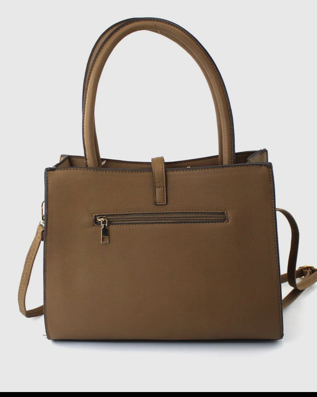 Pu Bag with Golden Metal Clips