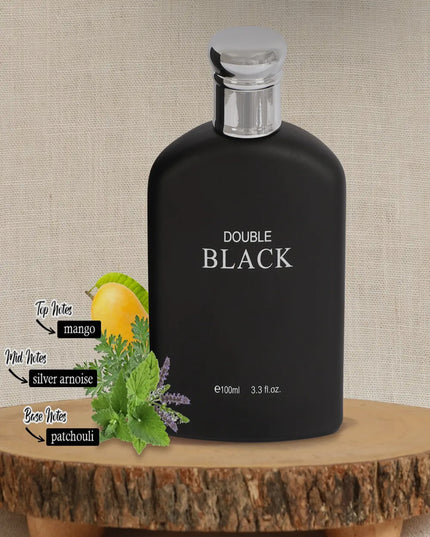 Double Black Spray Cologne Eau De Toilette
For Men