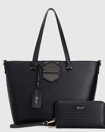 Brangio Italy Luxe Woven Tote