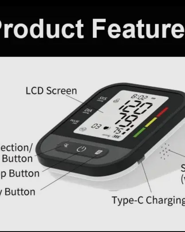 Baymed Blood Pressure Monitor Portable Travel Size Gift Pick