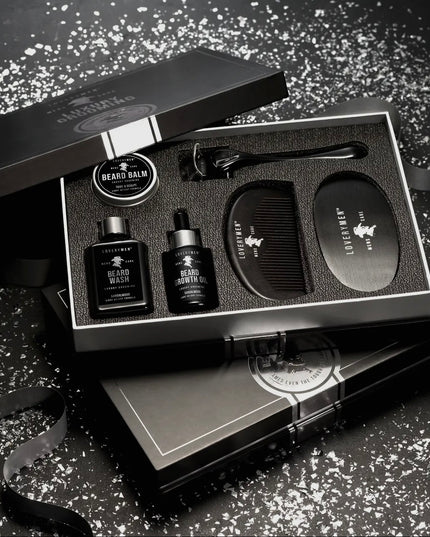 Loverymen Premium Beard Growth Kit -
Complete Grooming Gift