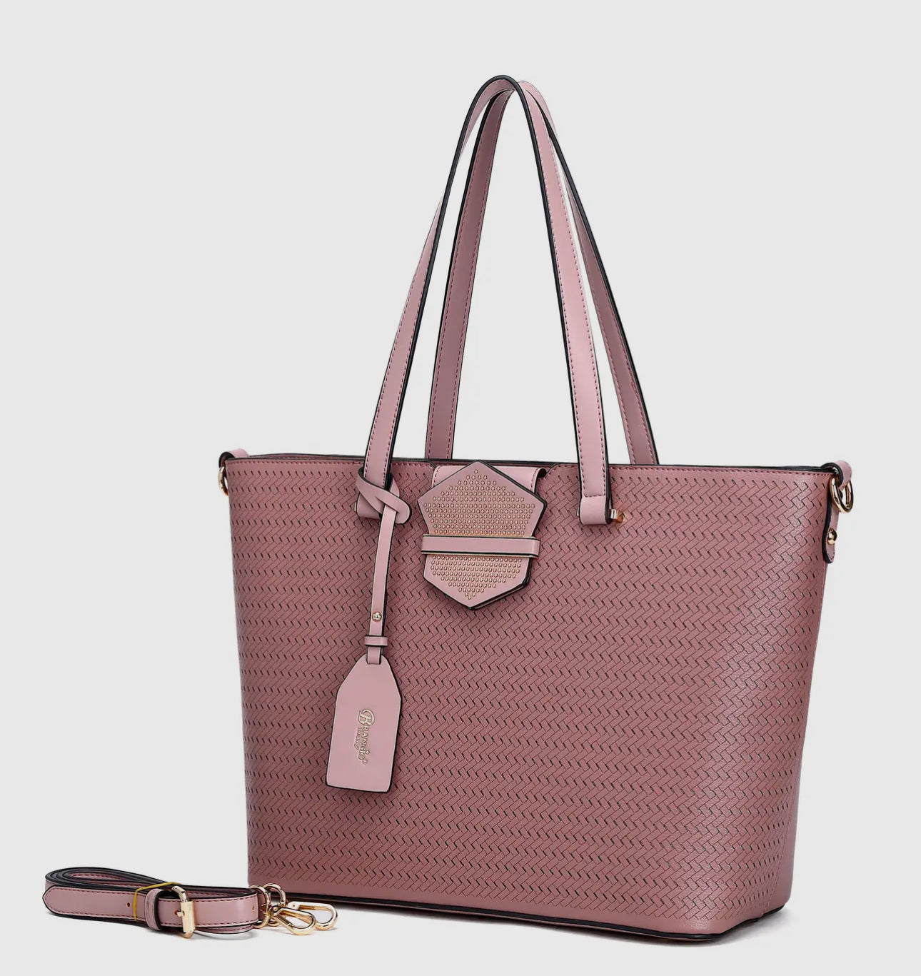 Brangio Italy Luxe Woven Tote