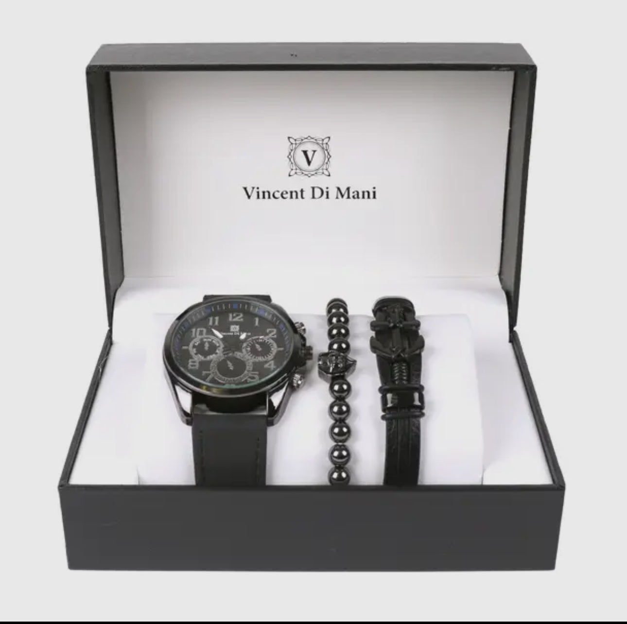 Men's Watch & Bracelet Gift Set