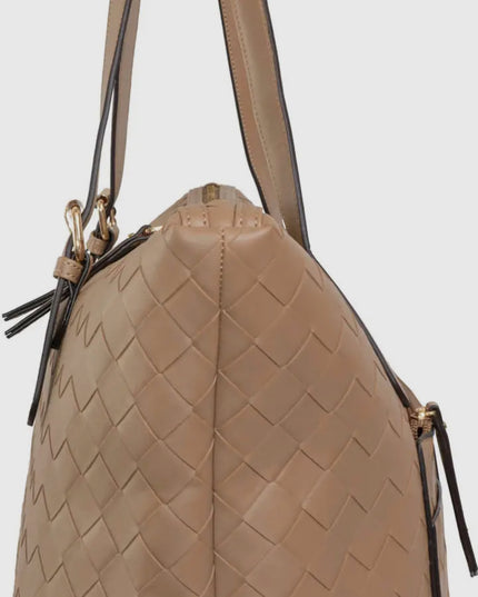 Ellen Tracy 20 Inch Woven Large Travel
Workbook Tote Bag