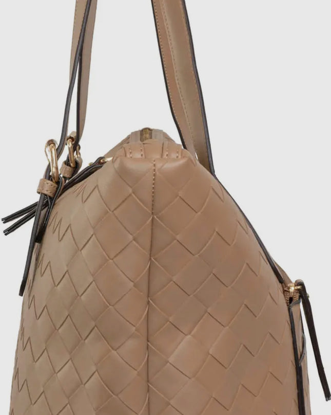 Ellen Tracy 20 Inch Woven Large Travel
Workbook Tote Bag