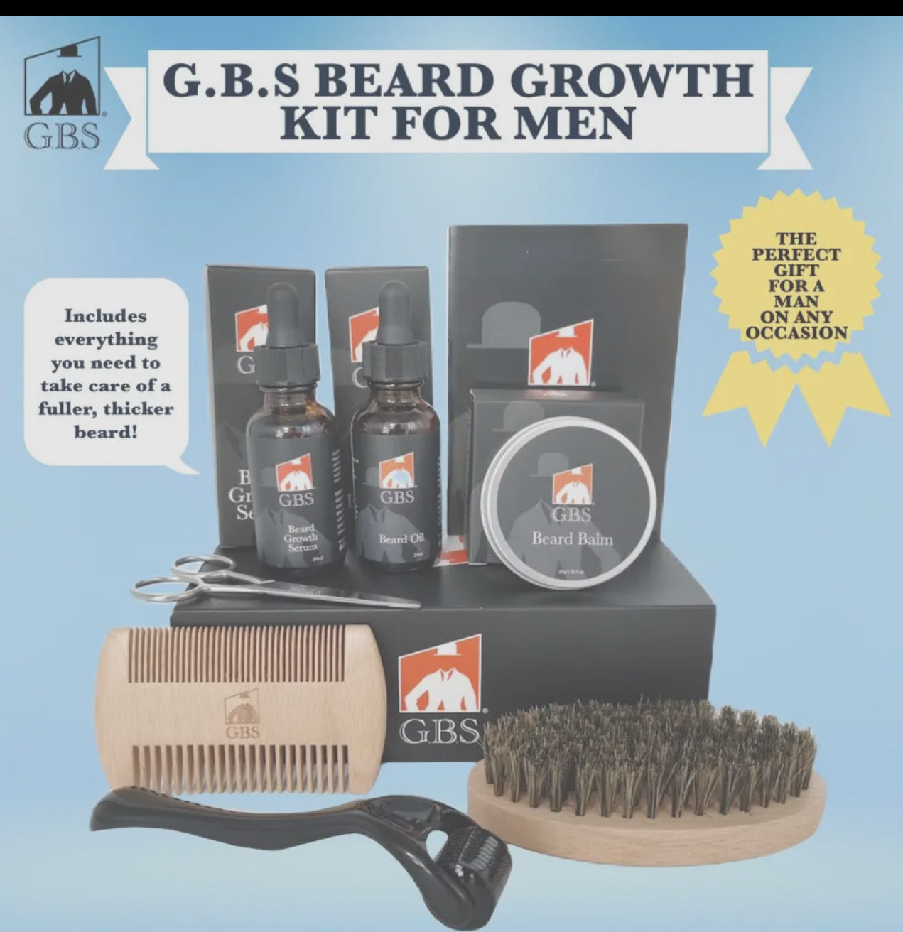 Gbs Beard Growth Kit