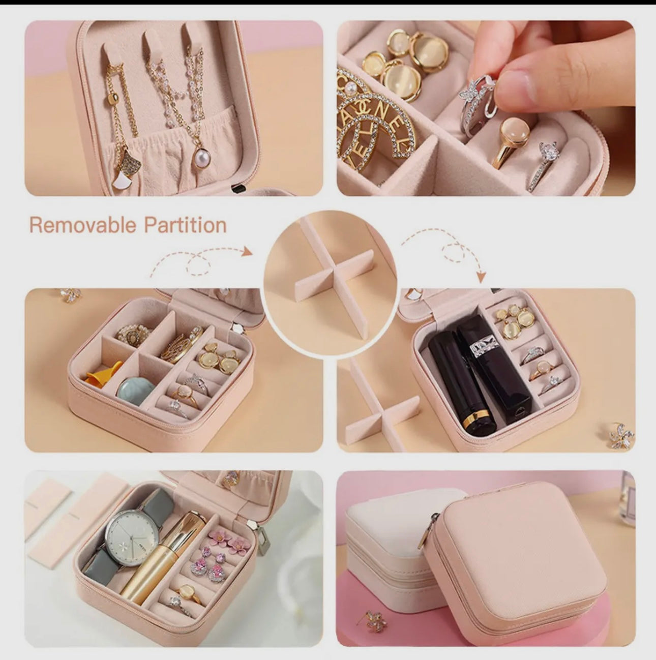 Portable Storage Jewelry BOX_CWMM1675