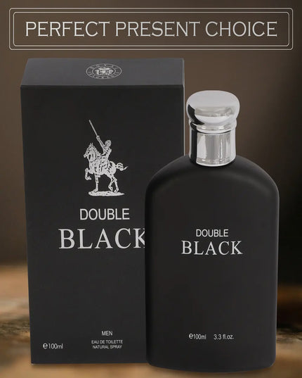 Double Black Spray Cologne Eau De Toilette
For Men