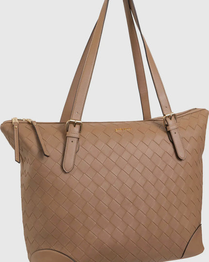 Ellen Tracy 20 Inch Woven Large Travel
Workbook Tote Bag