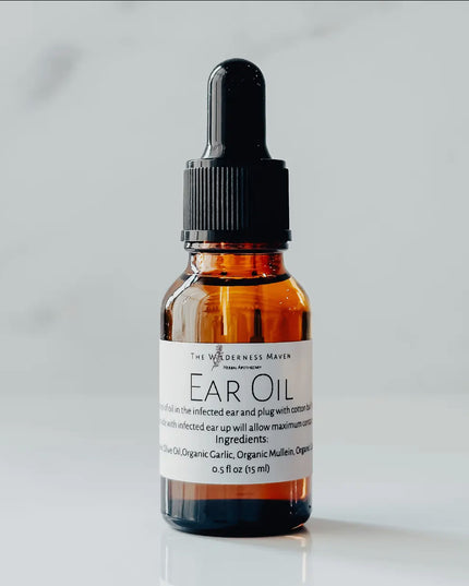 Ear Oil with Garlic + Mullein