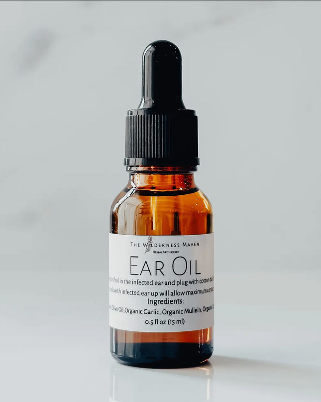 Ear Oil with Garlic + Mullein