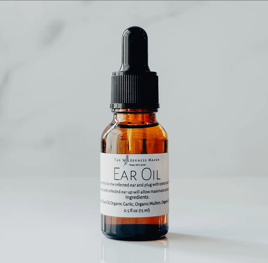 Ear Oil with Garlic + Mullein