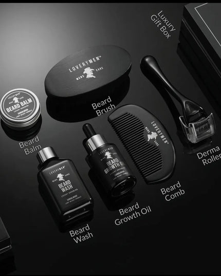 Loverymen Premium Beard Growth Kit -
Complete Grooming Gift