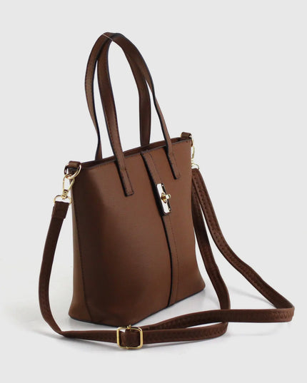 3-in-1 Large Tote-Crossbody Bag-Wallet Set