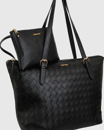 Ellen Tracy 20 Inch Woven Large Travel
Workbook Tote Bag