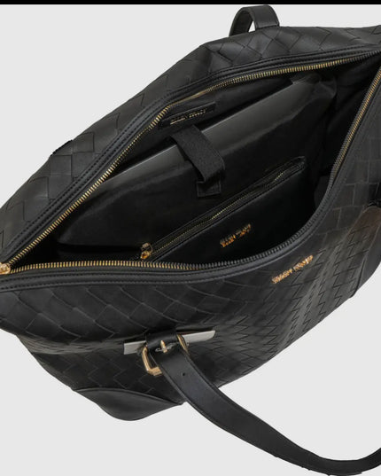 Ellen Tracy 20 Inch Woven Large Travel
Workbook Tote Bag