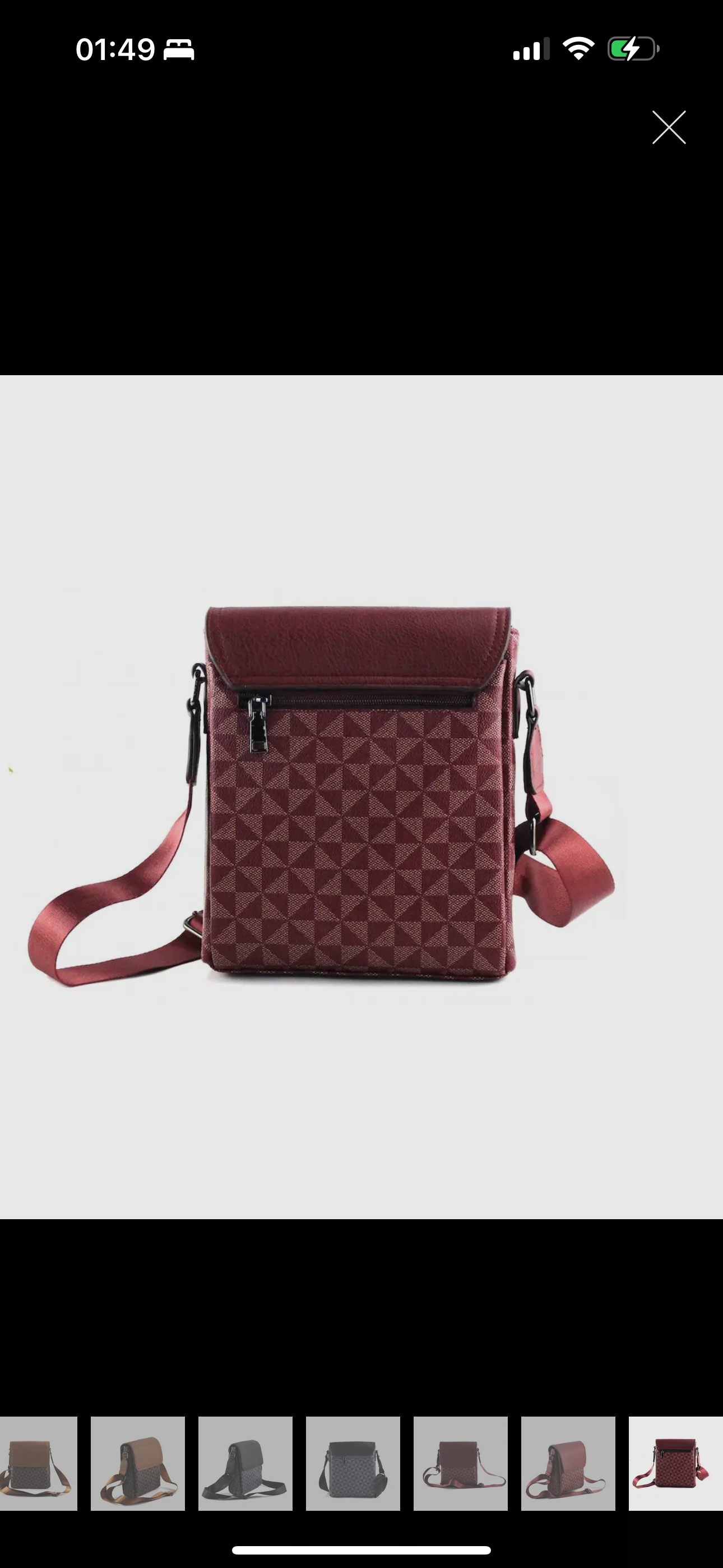 Men Messenger On Convas Crossbody Bag