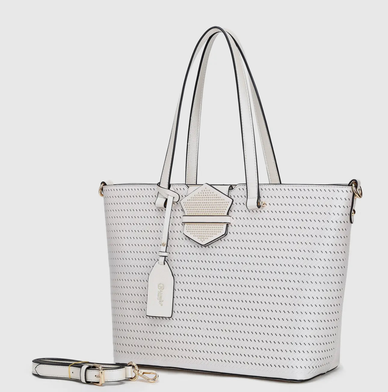 Brangio Italy Luxe Woven Tote