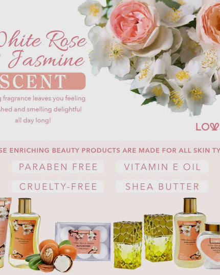 Bath & Body Gift Basket - White Rose - 13pc
Perfume Set