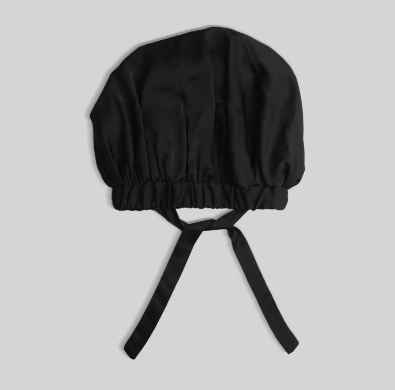 Satin Sleep XI Adjustable Bonnet - Black