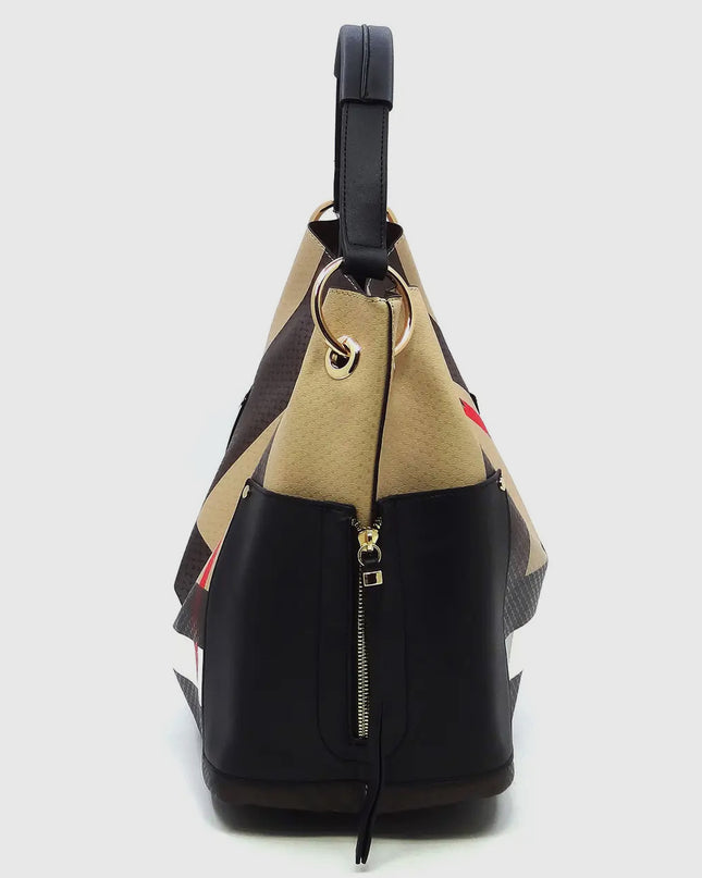 Tartan Plaid Check 3-in-1 Shoulder
Bag Hobo