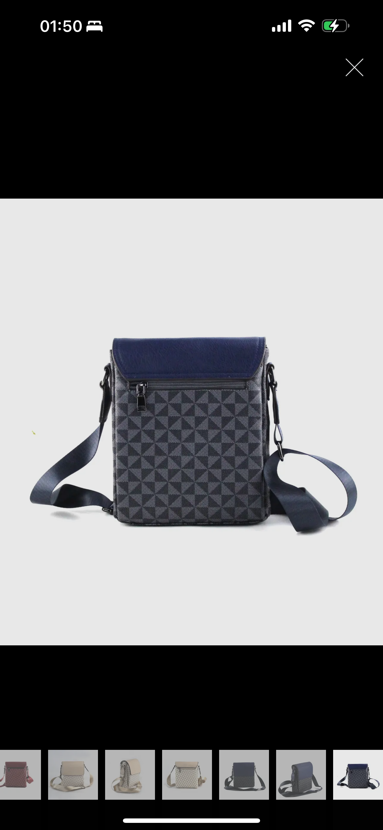 Men Messenger On Convas Crossbody Bag