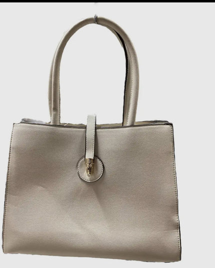 Pu Bag with Golden Metal Clips