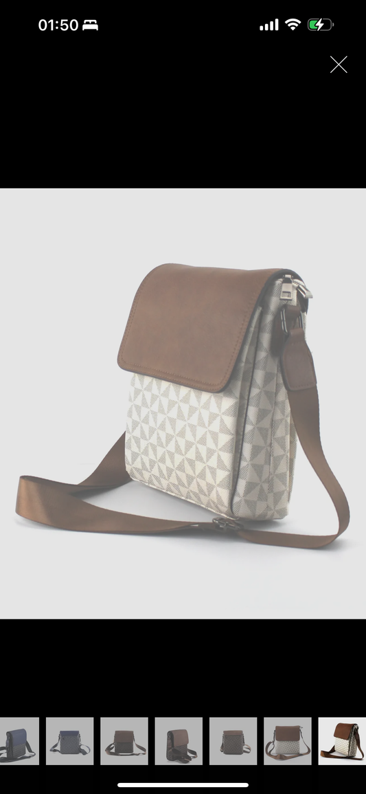 Men Messenger On Convas Crossbody Bag