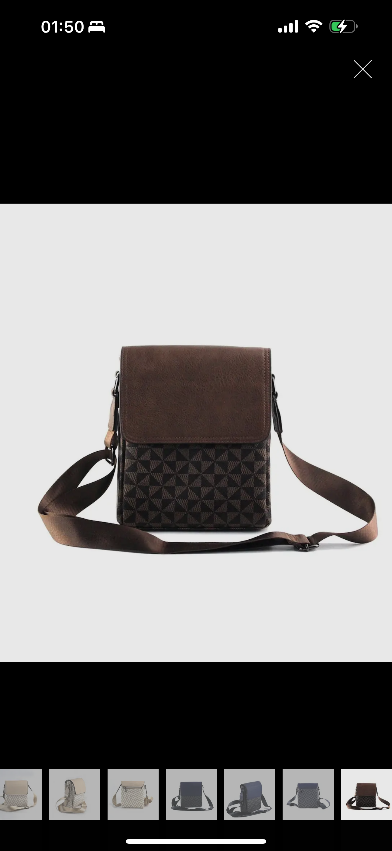 Men Messenger On Convas Crossbody Bag