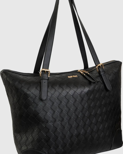 Ellen Tracy 20 Inch Woven Large Travel
Workbook Tote Bag