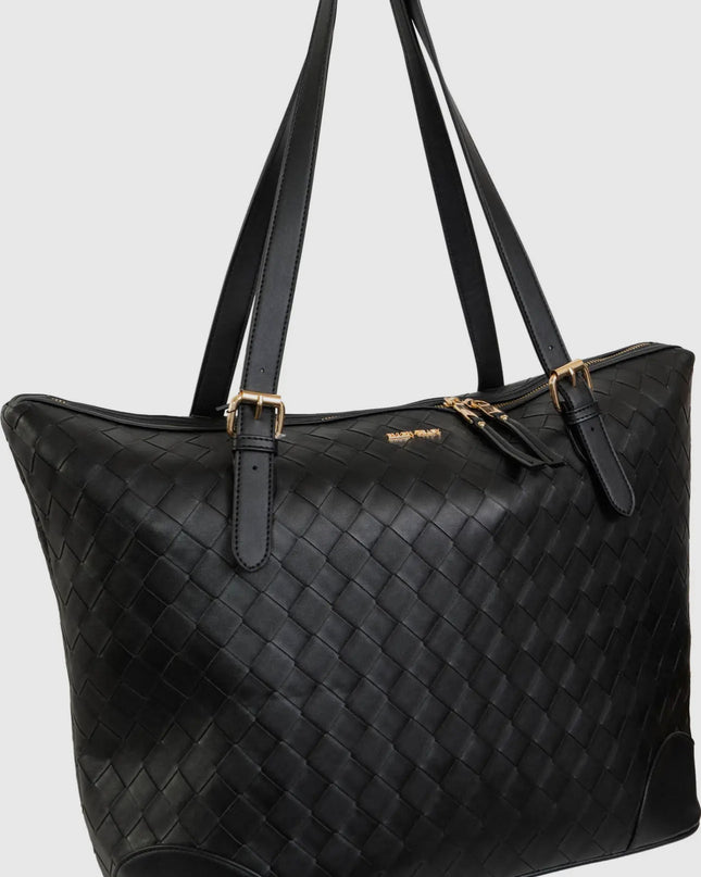 Ellen Tracy 20 Inch Woven Large Travel
Workbook Tote Bag