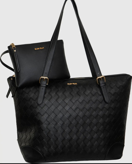 Ellen Tracy 20 Inch Woven Large Travel
Workbook Tote Bag