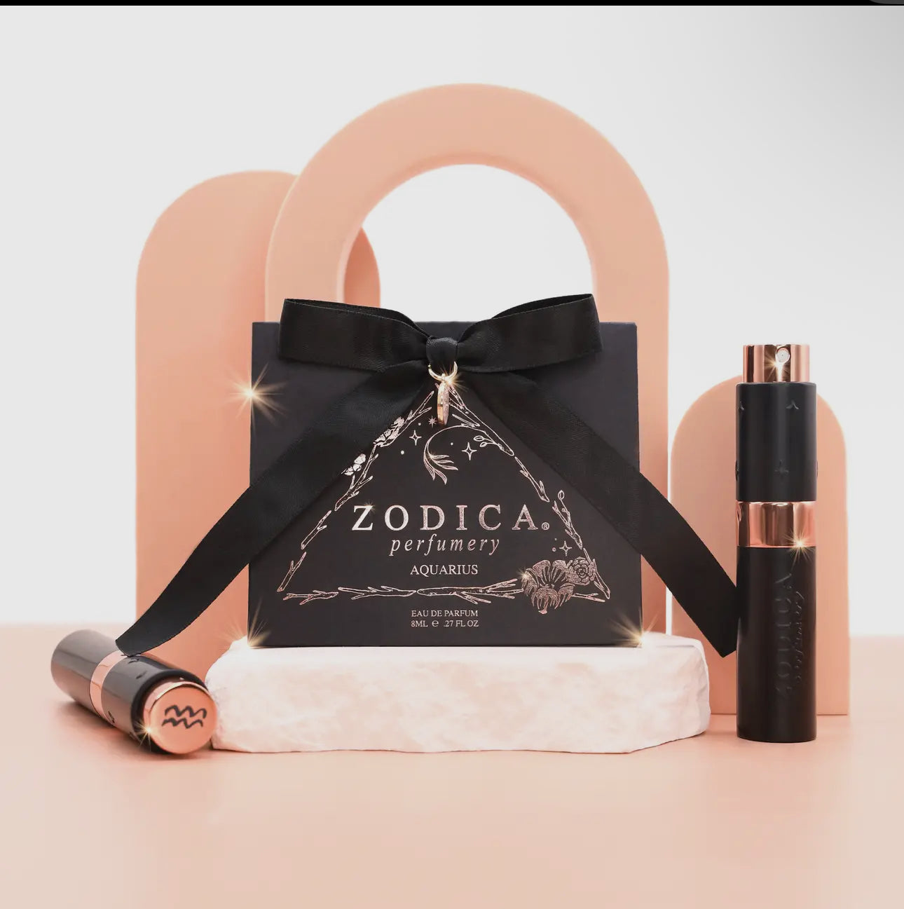 Zodiac Perfume Twist & Spritz Travel Spray Gift Set 8ml