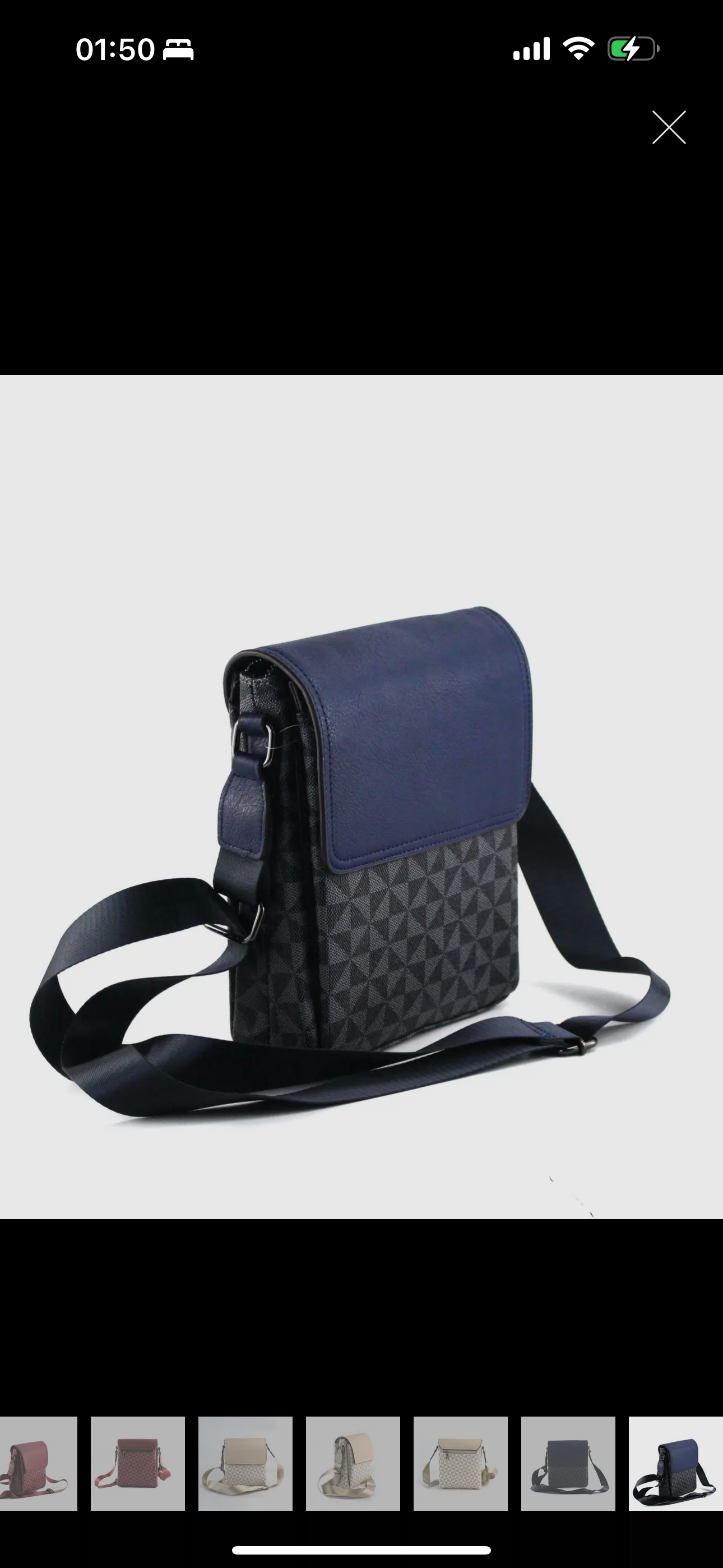 Men Messenger On Convas Crossbody Bag