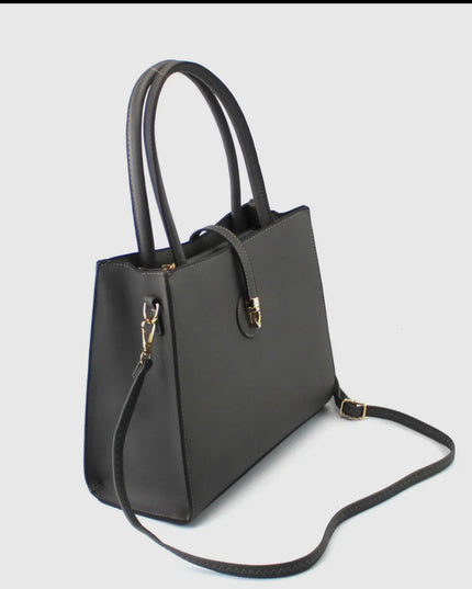 Pu Bag with Golden Metal Clips