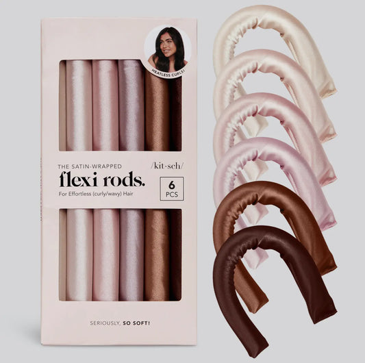 Satin Wrapped Flexi Rods - 6pc Set