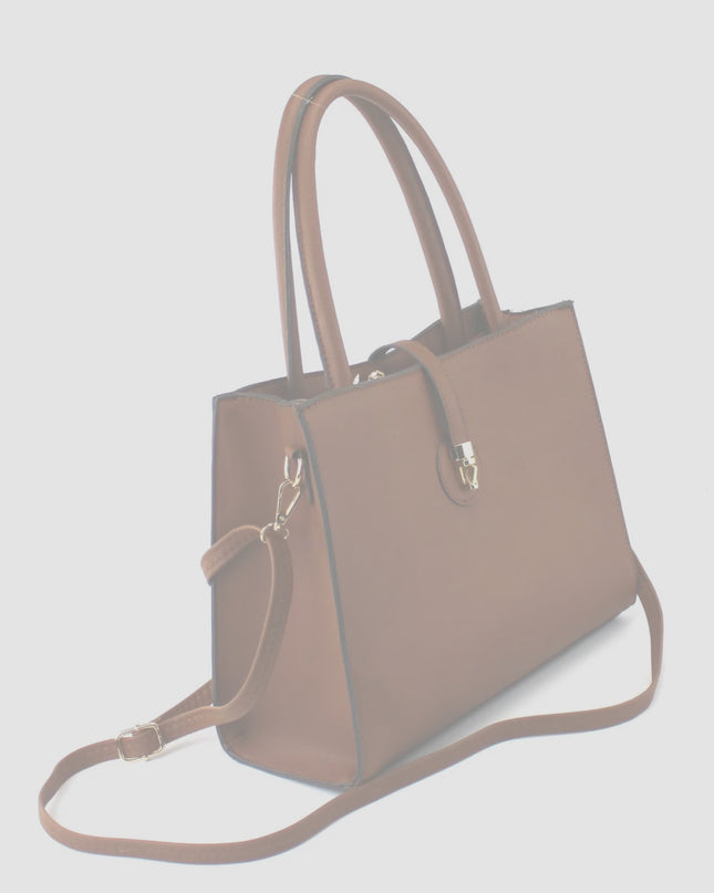 Pu Bag with Golden Metal Clips