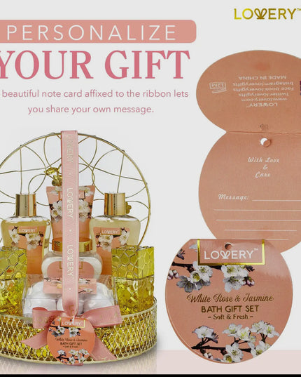Bath & Body Gift Basket - White Rose - 13pc
Perfume Set