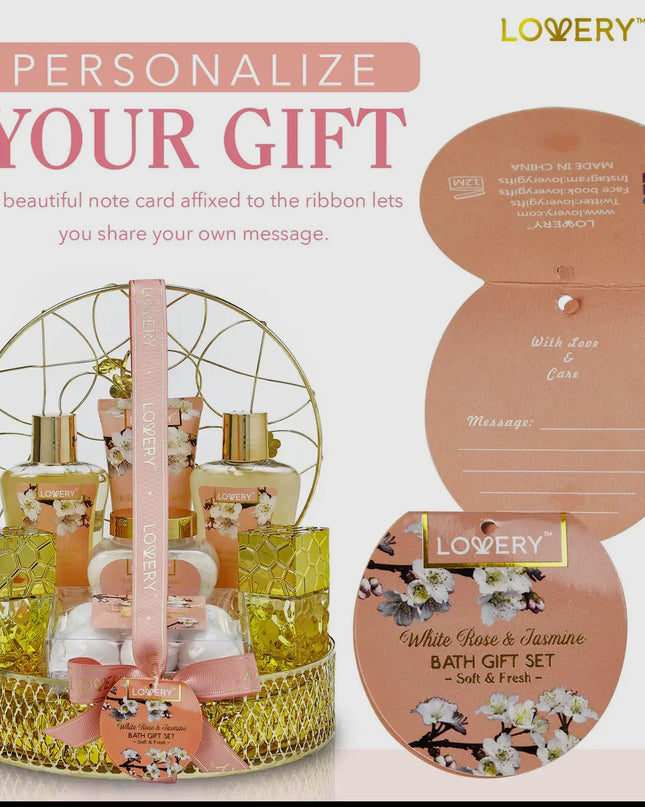 Bath & Body Gift Basket - White Rose - 13pc
Perfume Set