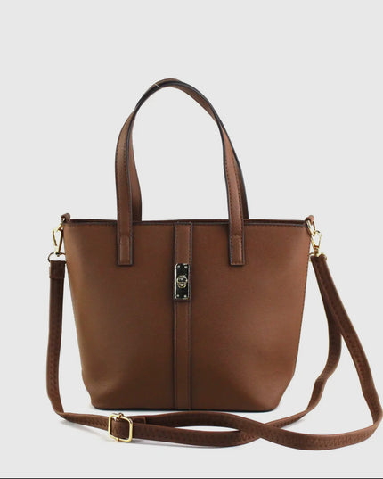 3-in-1 Large Tote-Crossbody Bag-Wallet Set