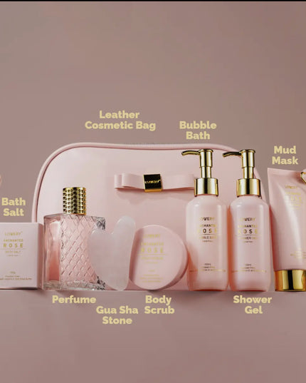 Enchanted Rose Self Care Kit - Perfumes, Jade Roller & More