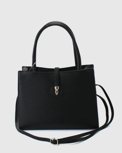 Pu Bag with Golden Metal Clips