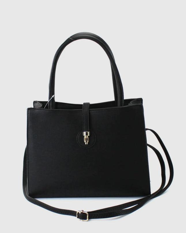 Pu Bag with Golden Metal Clips