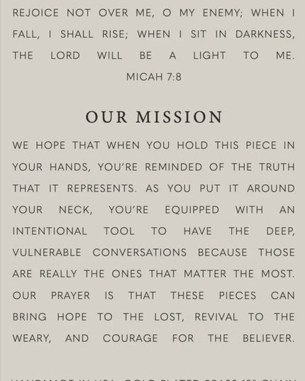 I Will Rise | Christian Necklace | Minimal Jewelry default 18"